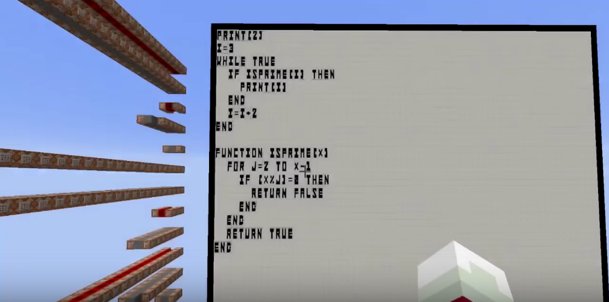 Someone has built a basic interpreter in minecraft pc gamer