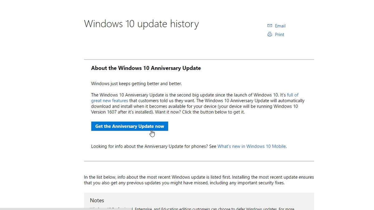 How to download and install the Windows 10 Anniversary Update | TechRadar