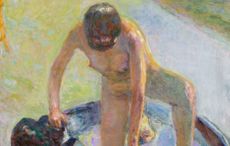 ‘Nude Crouching in the Tub’ by Pierre Bonnard (1867–1947).1918, oil on canvas, 830 x 730 mm. Musée d'Orsay, Paris. Photo © Musée d’Orsay, Dist. RMN - Grand Palais/Patrice Schmidt