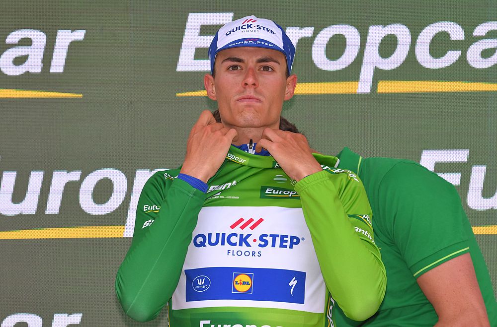 Enric Mas (Quick-Step Floors) leads the green jersey classification of the best young rider