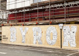 byron burgers typography