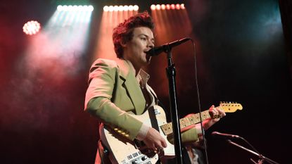 Harry Styles at iHeartRadio Secret Sessions in February 2020