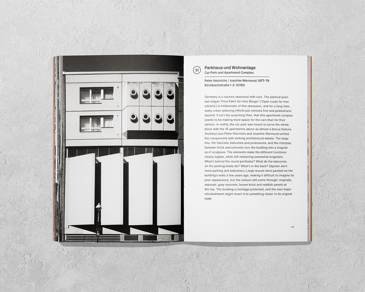 A spread from Brutalist Berlin