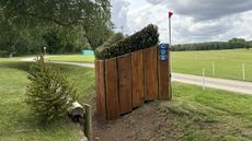 Bramham Horse Trials cross-country course 2025: fence 6cde