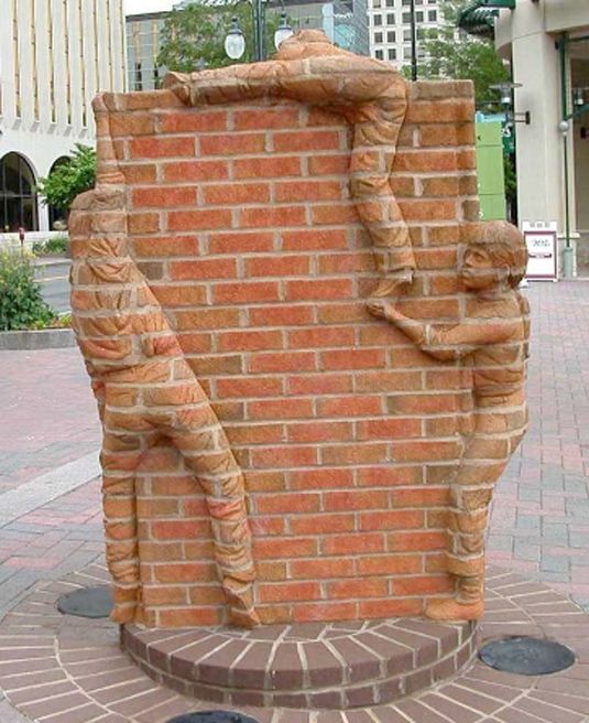 Street art created from sculpted brick walls are a joy Creative Bloq