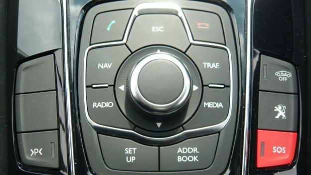 Peugeot 508 RXH controls