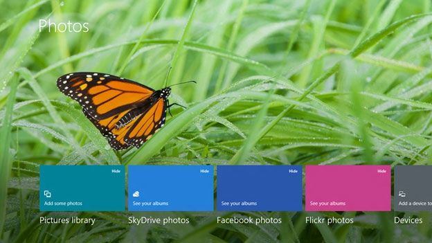 Windows 8 Screenshots: Photos