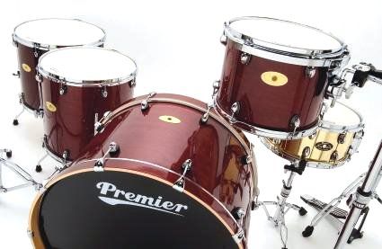 Complementing the colossal kick are a trio of whopping great toms.