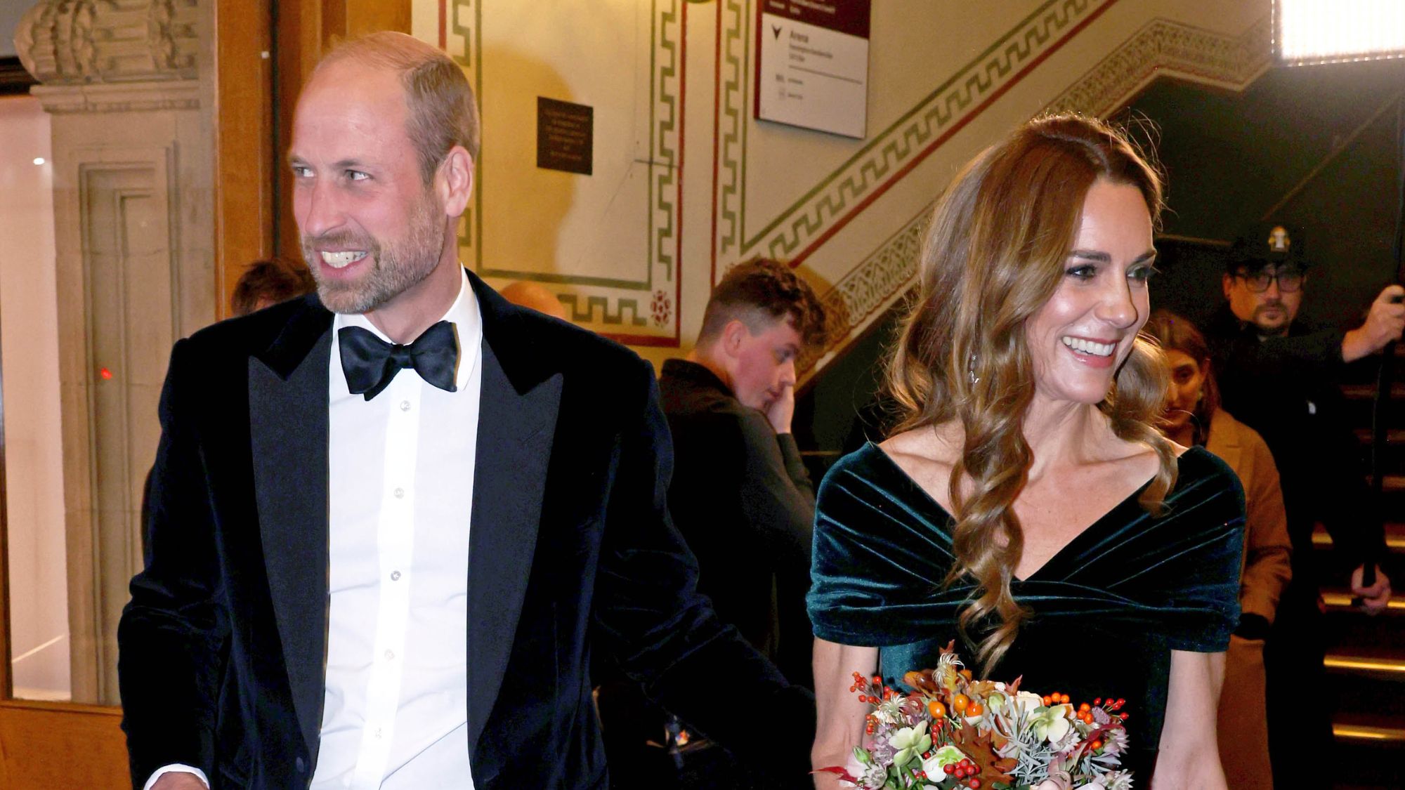 The Prince and Princess of Wales attend The Royal Variety Performance in London