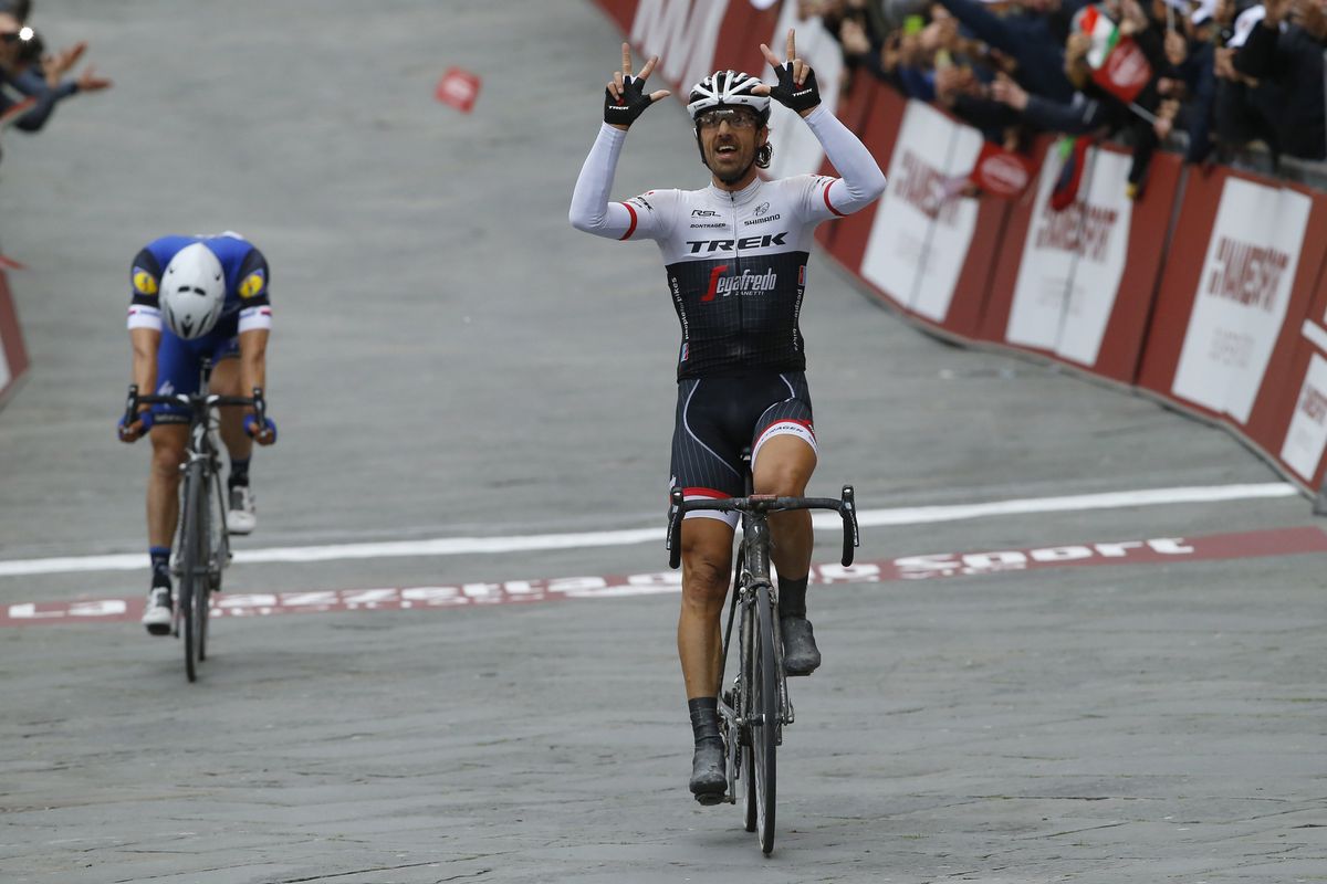 Fabian Cancellara (Trek-Segafredo) wins Strade Bianche
