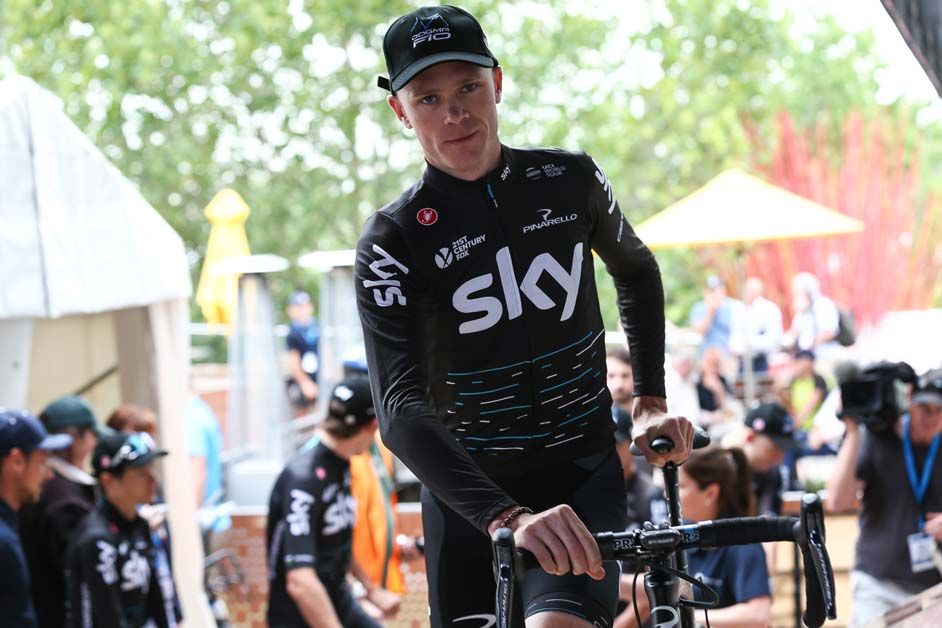 Chris Froome ahead of his short effort