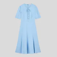 Montana Pale Blue Crepe Tea Dress, £279 | LK Bennett