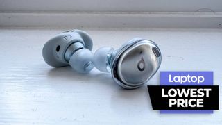 Soundcore Liberty 3 Pro wireless earbuds on a windowsill