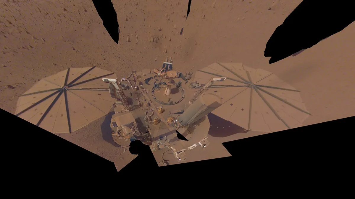 NASA's InSight Mars lander died from dust overload. (Image credit: NASA/JPL-Caltech)