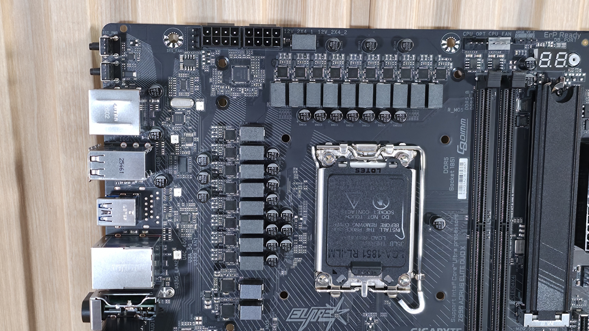 Gigabyte Z890 Aorus Elite Duo X - VRMs