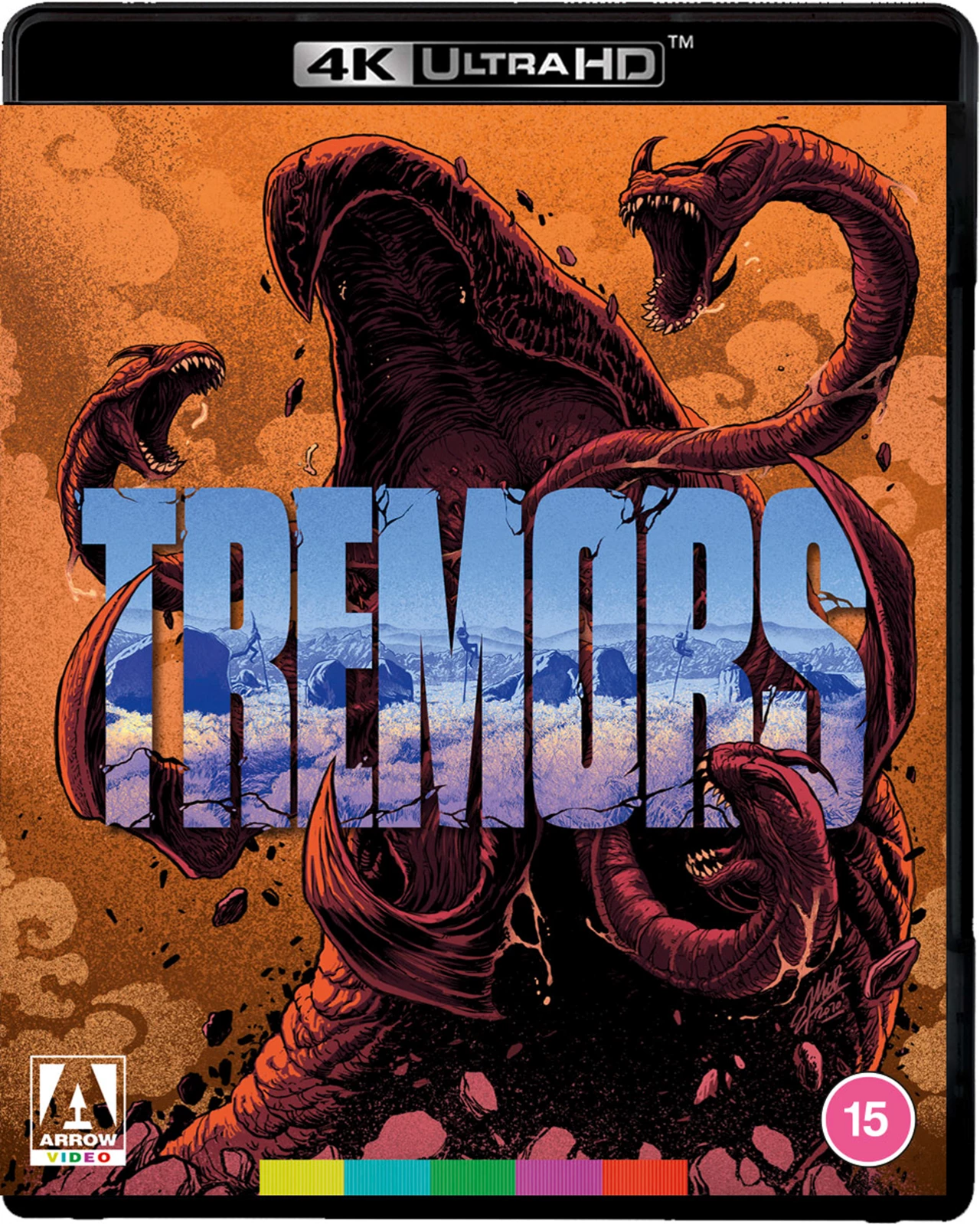 Tremors 4K Blu-ray case