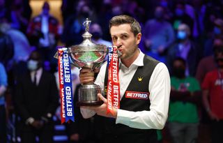 Mark Selby winning World Snooker Championship