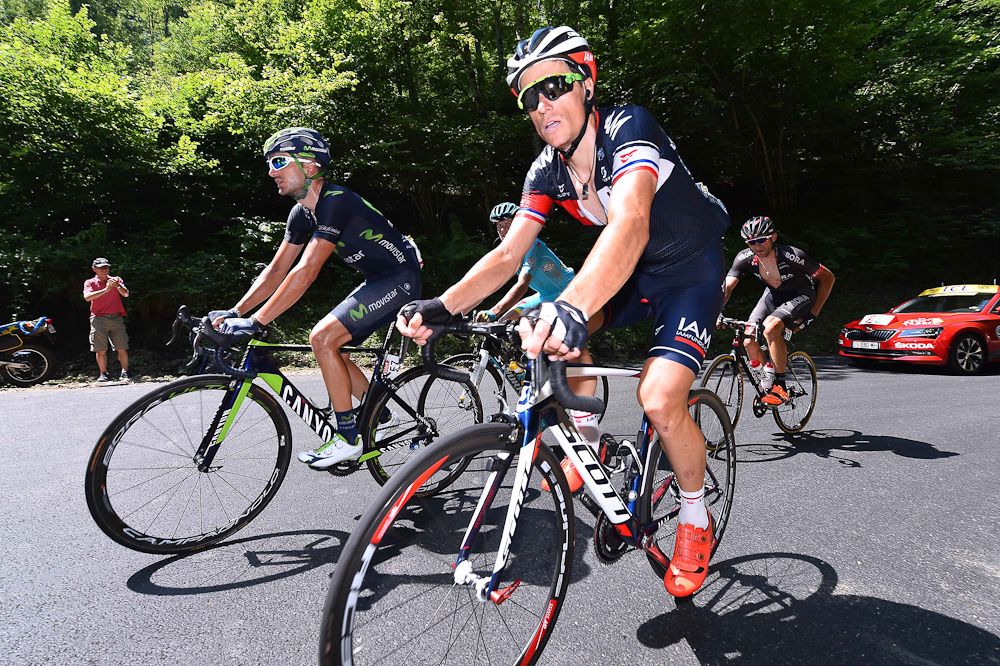 Sylvain Chavanel (IAM Cycling) during stage 12.
