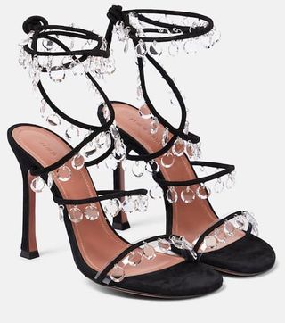 Tina Embellished Leather Sandals