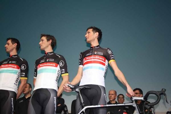 The Schleck brothers were cheered on by the local crowd