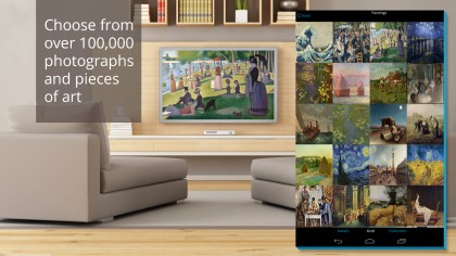 If you're tired of Google's curated photo library, check out ArtKick.