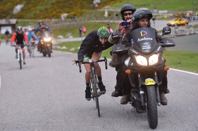 Yannick Martinez (Europcar) enjoying the stage