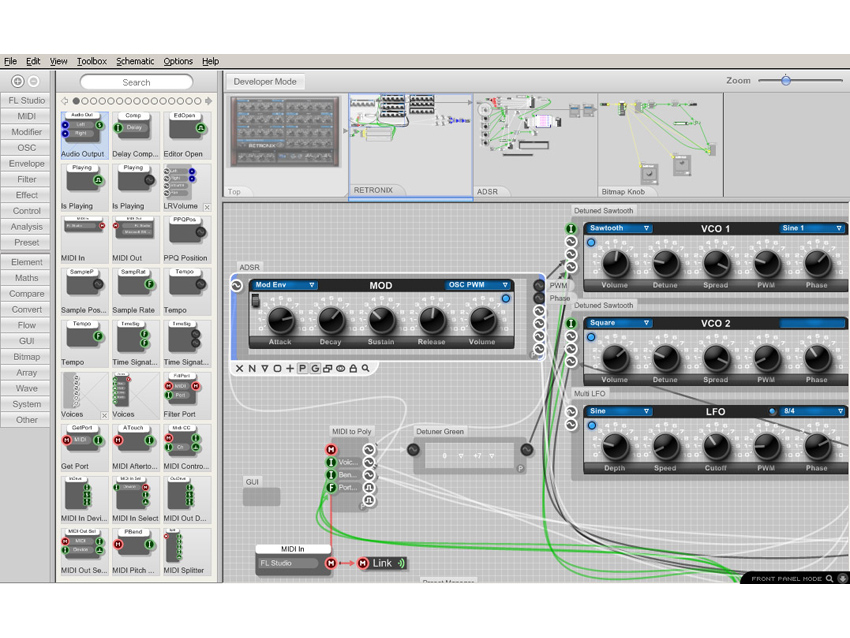 FL SynthMaker features an accessible graphical interface.