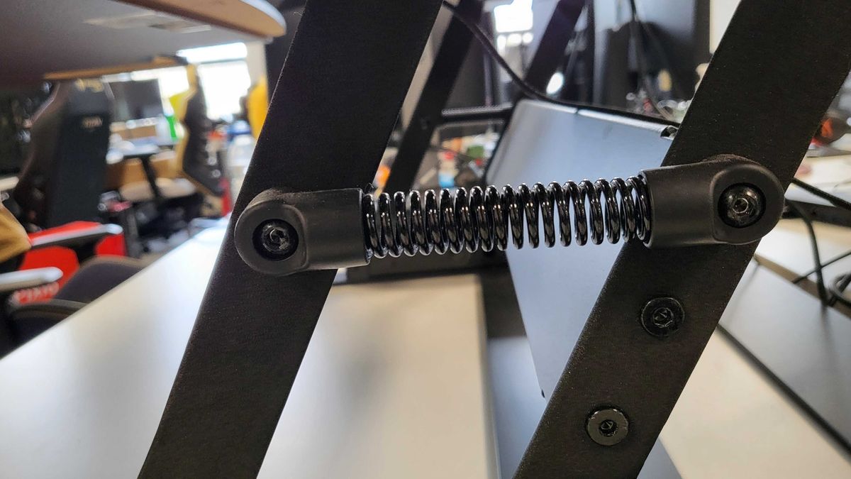 The Varidesk pro plus spring.