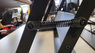 The Varidesk pro plus spring.