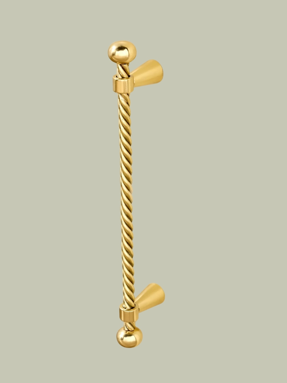 Anthropologie, Maude Twisted Rope Brass Handle