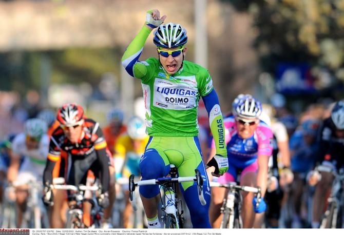 Peter Sagan won two stages in 2010