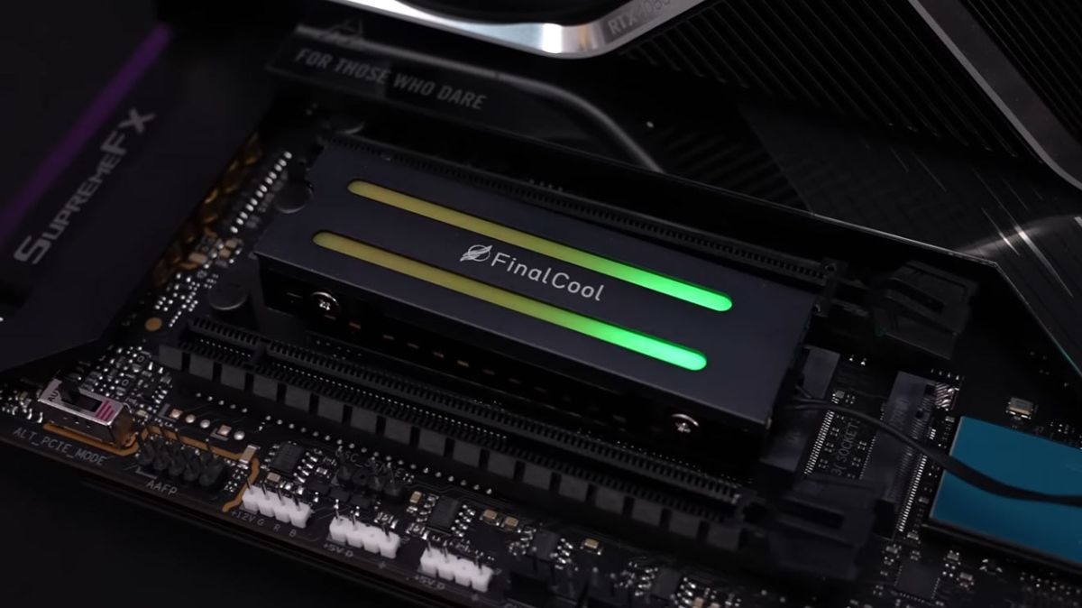 SSD cooling tests