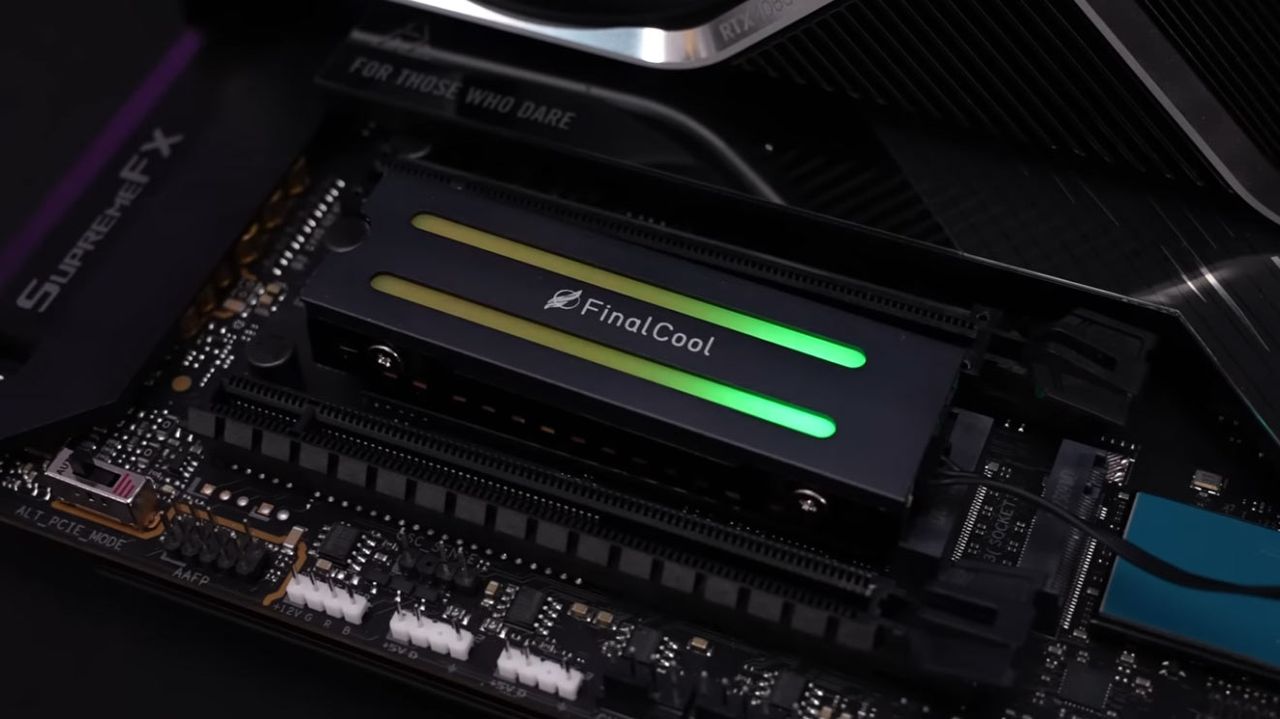 SSD cooling tests