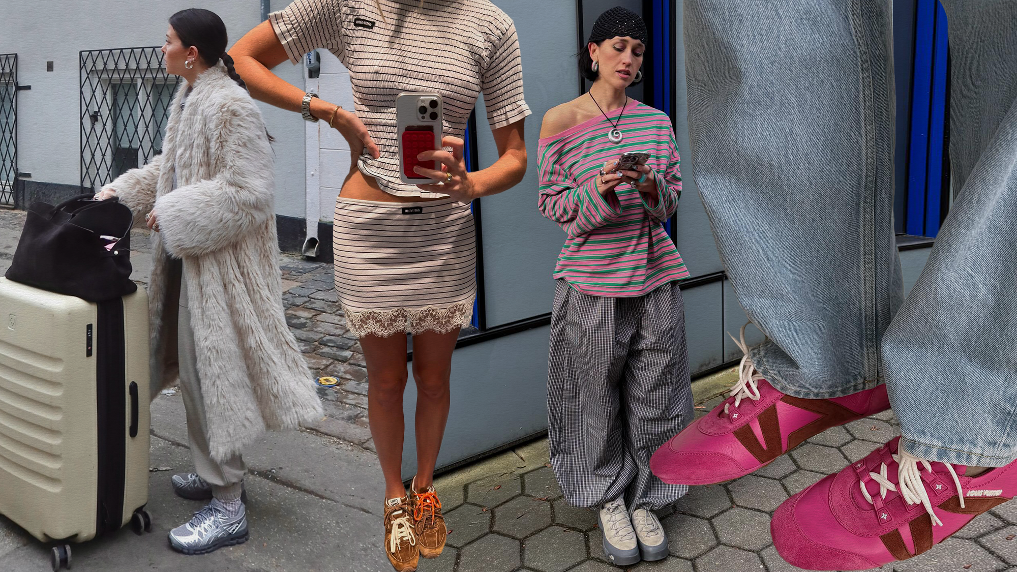 fashion people wearing the best sneaker trends