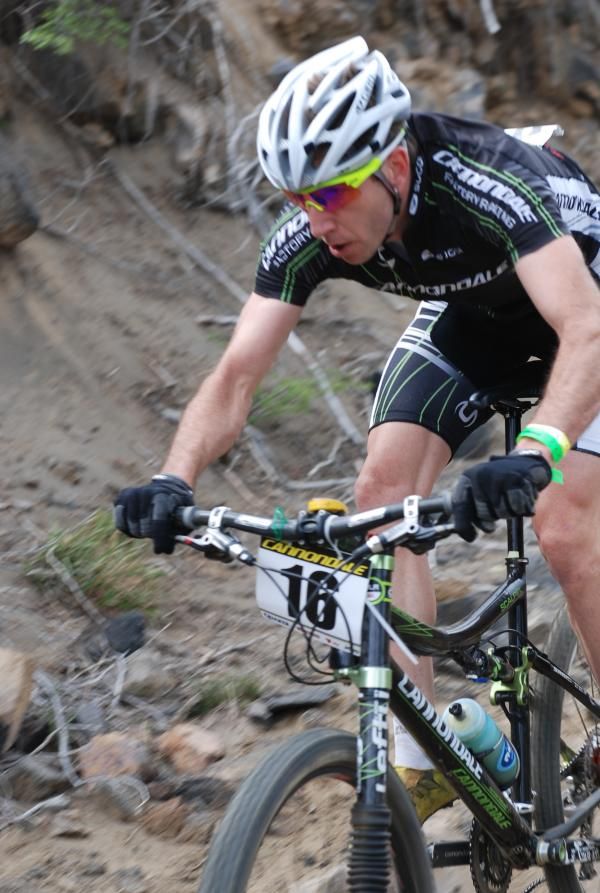 Jeremiah Bishop (Cannondale) racing toward victory