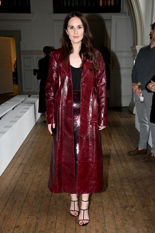 Michelle Dockery attends the Emilia Wickstead show