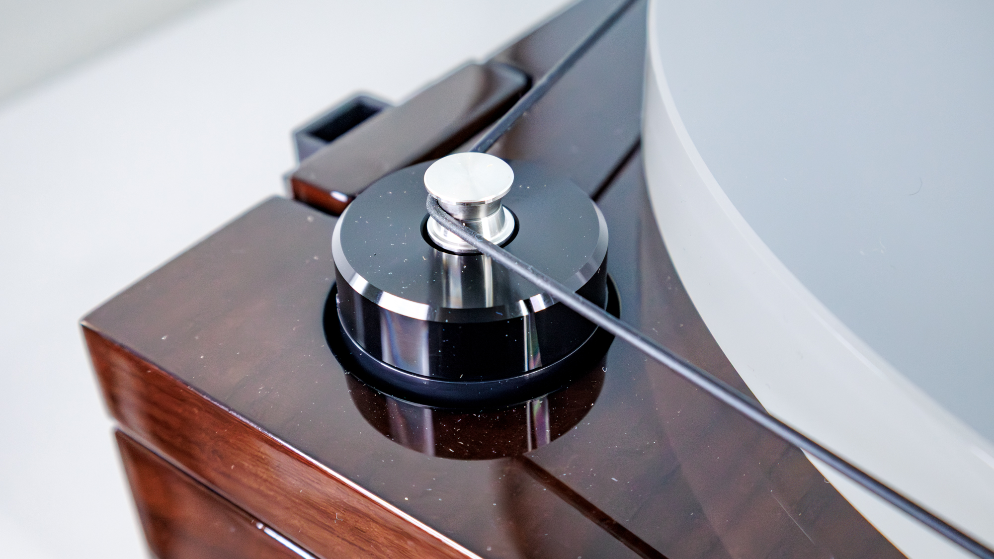 Fluance RT87 turntable on a white table