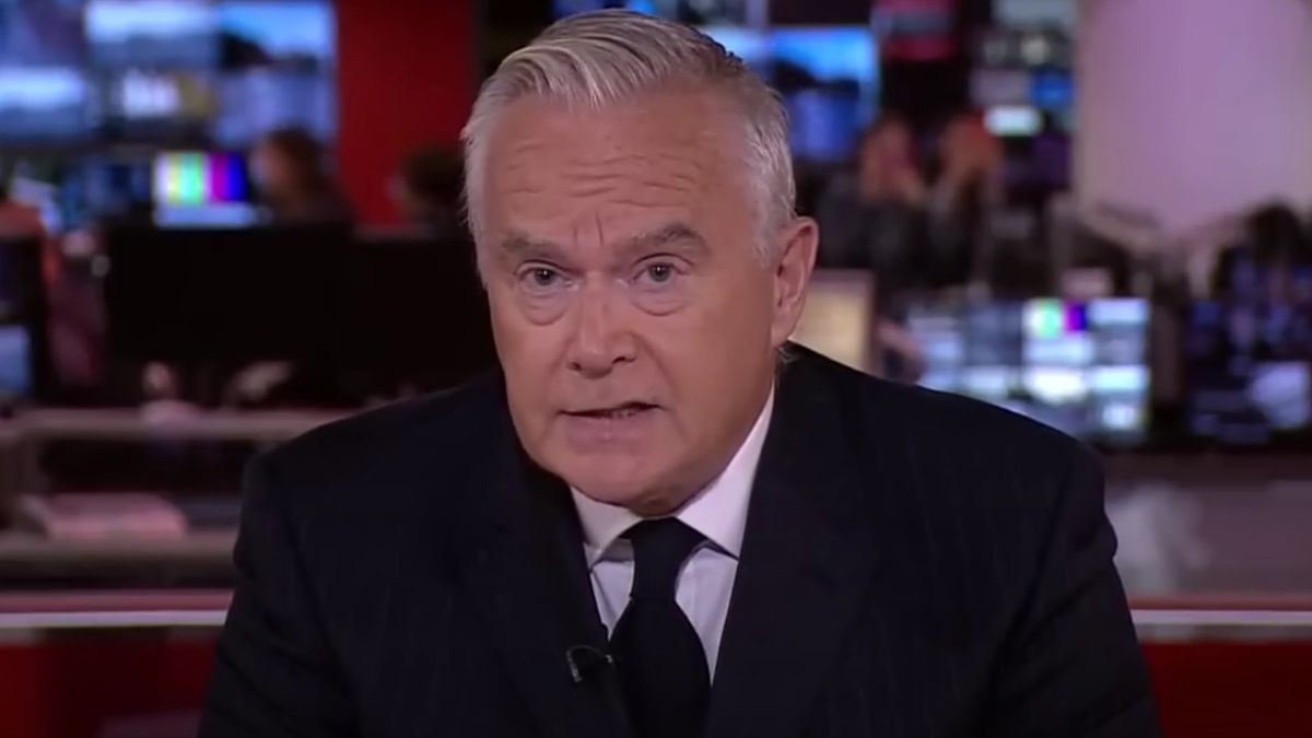 Huw Edwards on the BBC