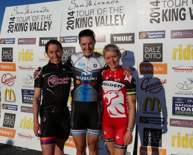 Rebecca Wiasak (Suzuki Brumby&rsquo;s) after winning stage 2