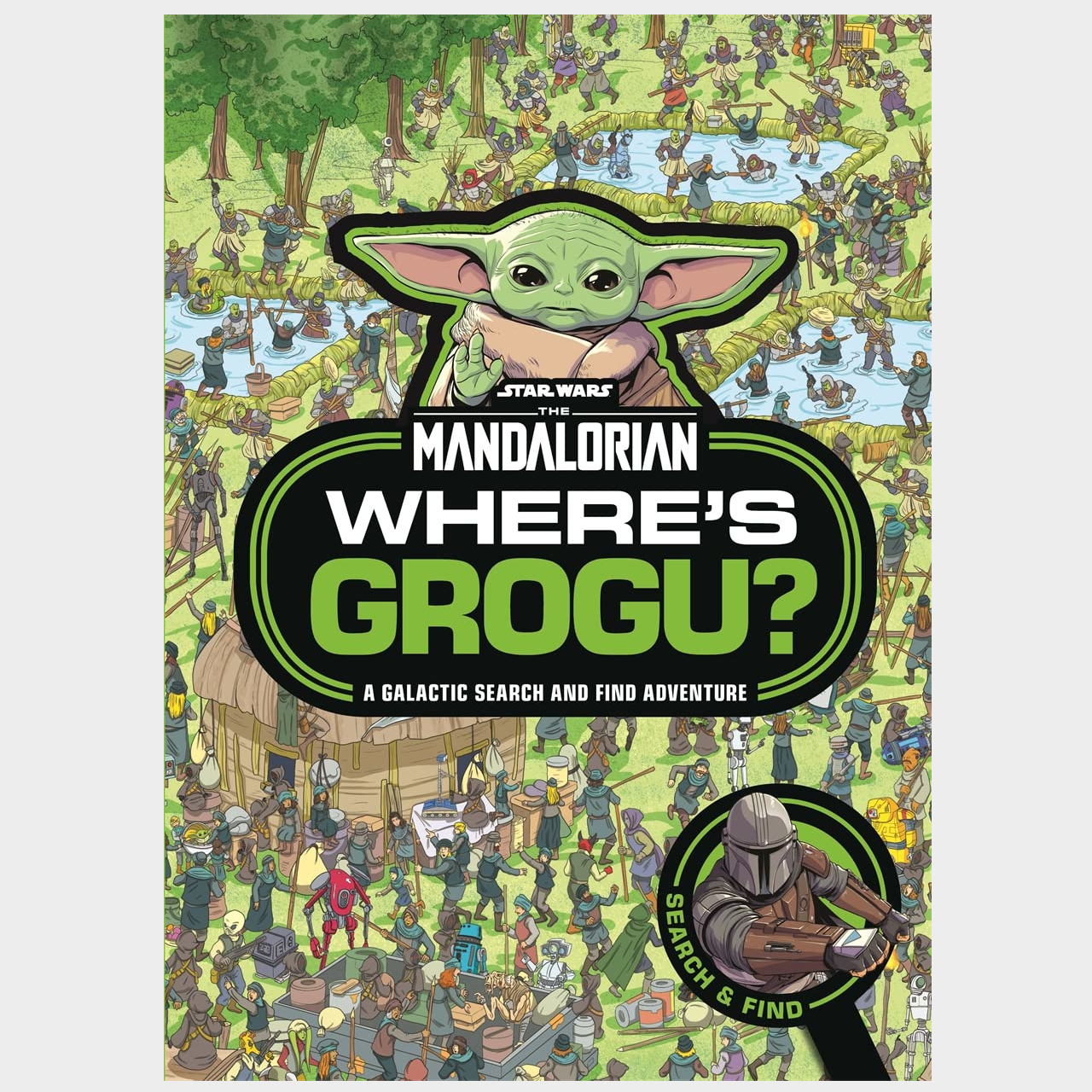 Where's Grogu book cover on a plain background