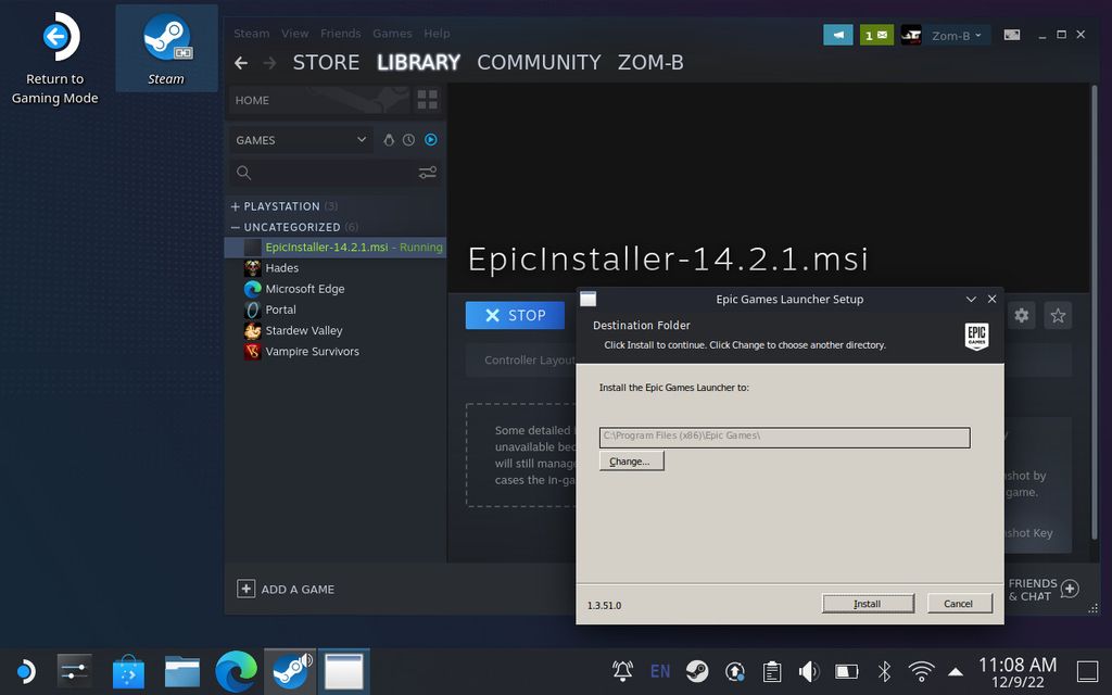 how-to-install-epic-games-on-steam-deck-sd-card-best-games-walkthrough