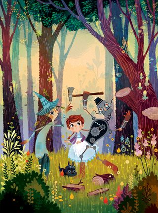 Wizard of Oz illustrations