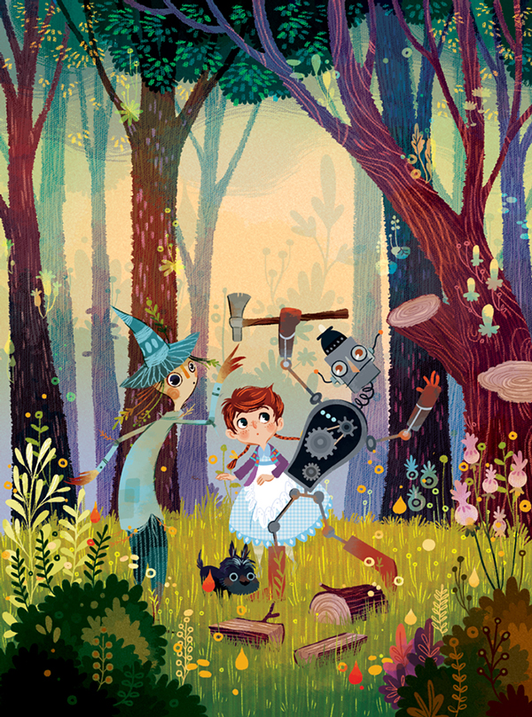 Wizard of Oz illustrations