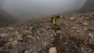 James Forrest on scafell pike