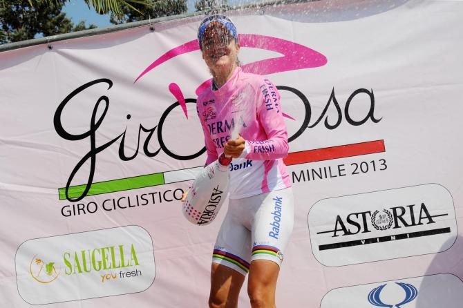 Marianne Vos (Rabobank) is the first race leader