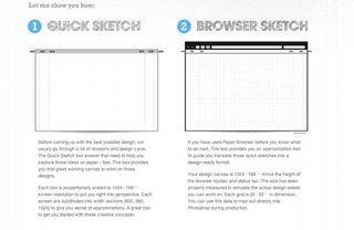 You can really let those doodles fly with 4-up templates, with or without grids