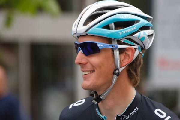 Andy Schleck (Leopard Trek) at the start in Santa Clarita.