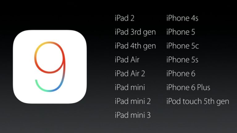 iOS 9 is available to download