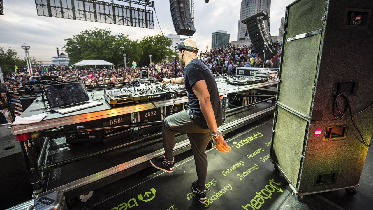 Dennis Ferrer plays the Beatport Stage at Movement Detroit.