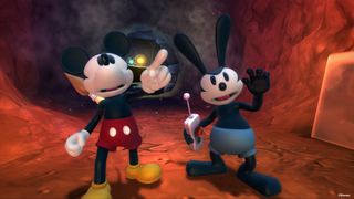 Mickey Mouse and Oswald the Lucky Rabbit in Epic Mickey 2